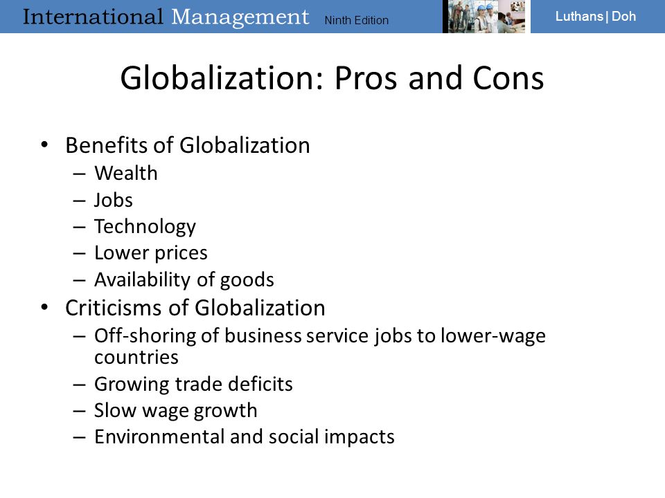 Top 9 Globalization Pros and Cons
